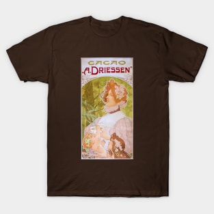 Art Nouveau Poster for Cocoa T-Shirt